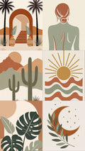 Boho Wall Art Pack ☀️🌵🏜️